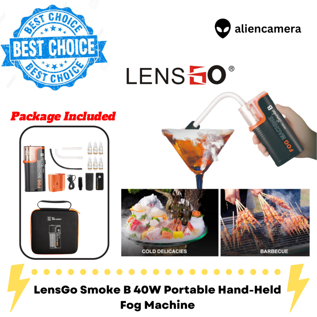 LensGo Smoke B 40W Portable Hand-Held Fog Machine | Shopee Malaysia