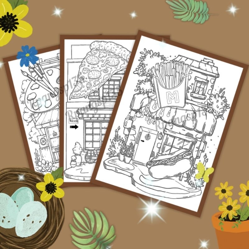 3pcs/pack Colouring Paper (100gsm) | Shopee Malaysia