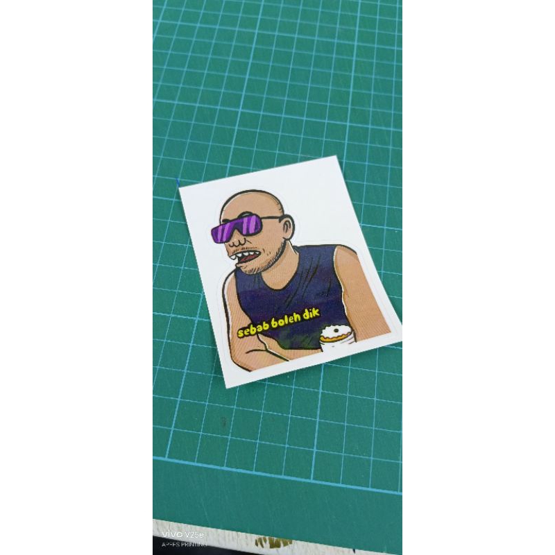 Sticker sebab boleh dik | Shopee Malaysia