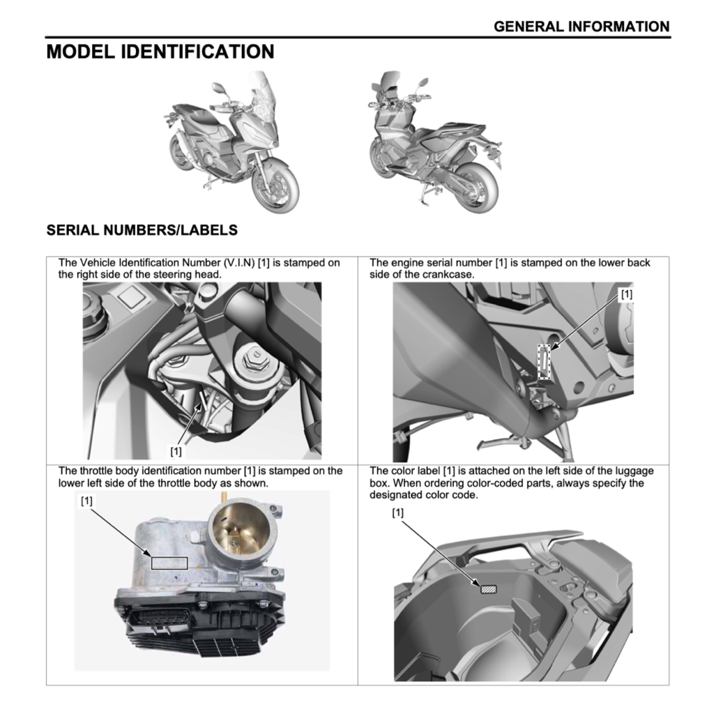 HONDA ADV 750 ADV750 / XADV 750 XADV750 (2017-2024) SERVICE WORKSHOP MANUAL  + PARTS CATALOGUE + OWNER MANUAL | Shopee Malaysia