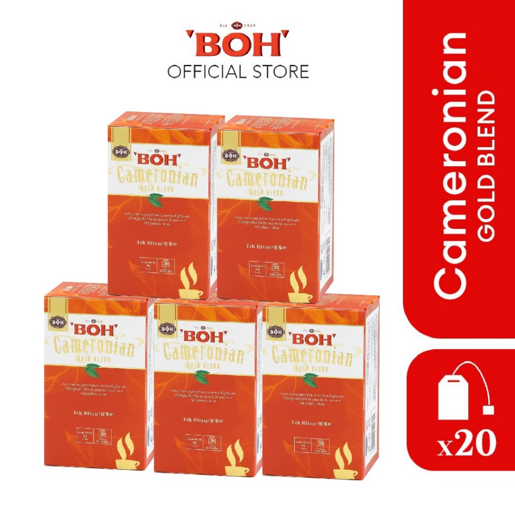 BOH Cameronian Gold Blend Teabag Sachet (20s) / BOH Uncang Teh Hitam ...