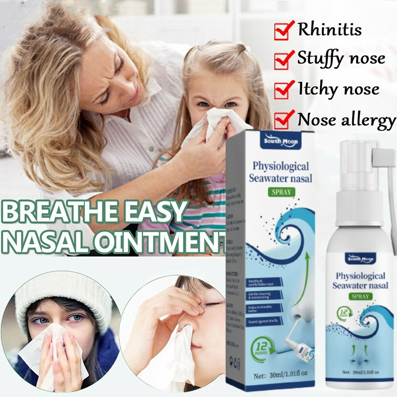 Nasal Spray Physiological Seawater Nasal Spray Rhinitis Sinusitis Spray ...