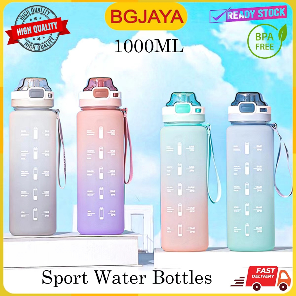 1000ML Large Capacity Water Bottle Fashion Sport Bottle Leak-Proof ...