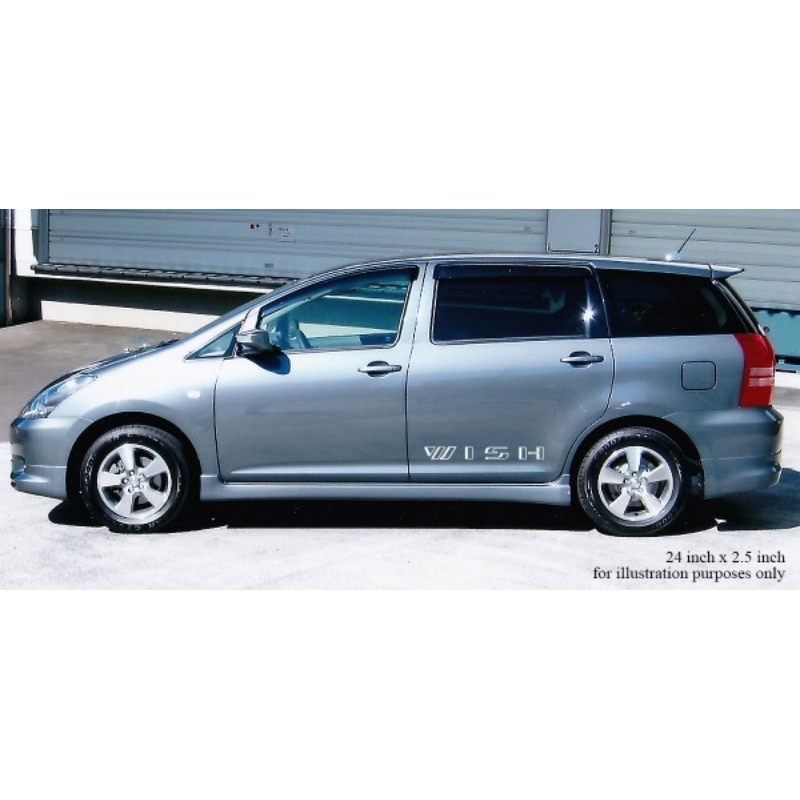 toyota wish door decals / sticker Shopee Malaysia