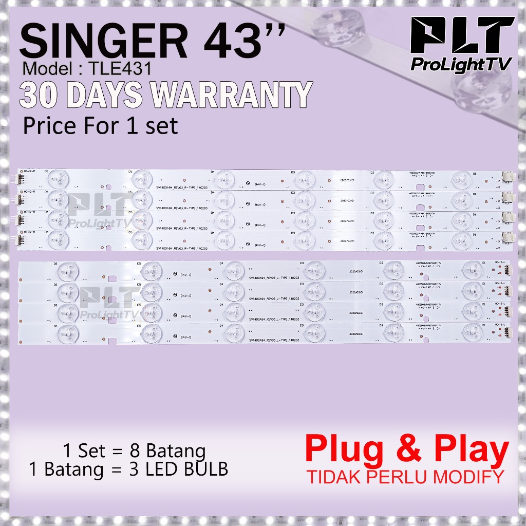 LED 43 4 visual data 7