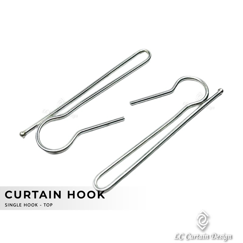 Curtain Hook, single