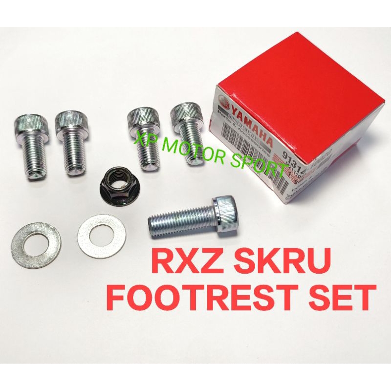 Yamaha RXZ Skru Footrest Set Sekali Skru Ekzos (1Set) 91314-10020 ...