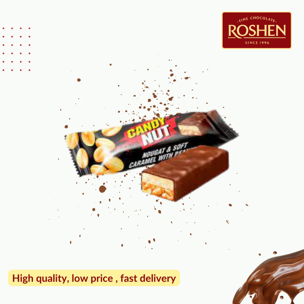 Roshen Candy Nut Nougat And Soft Caramel With Peanuts 1Kg Shopee Malaysia