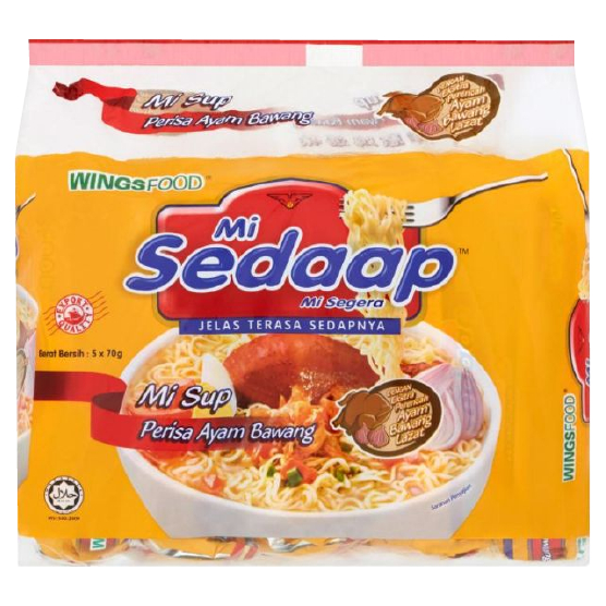 New Mi Sedaap Ayam Bawang 1pack 70gx5 Shopee Malaysia