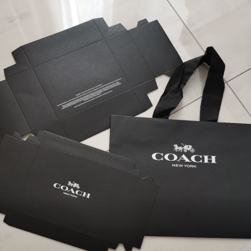 original coach paper bag n box Shopee Malaysia