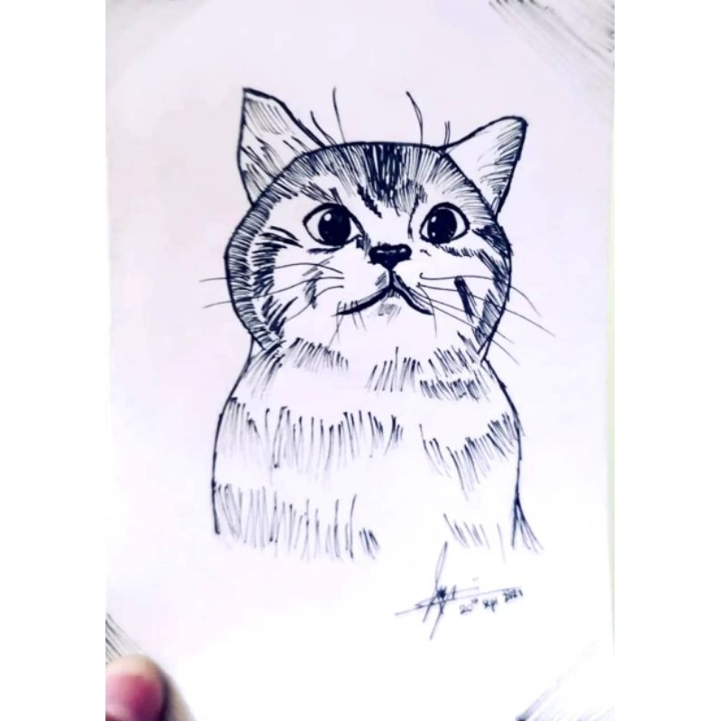 CUTE DRAWING. CAN REQUEST WHAT TO DRAW AND WHEN TO DRAW. | Shopee Malaysia