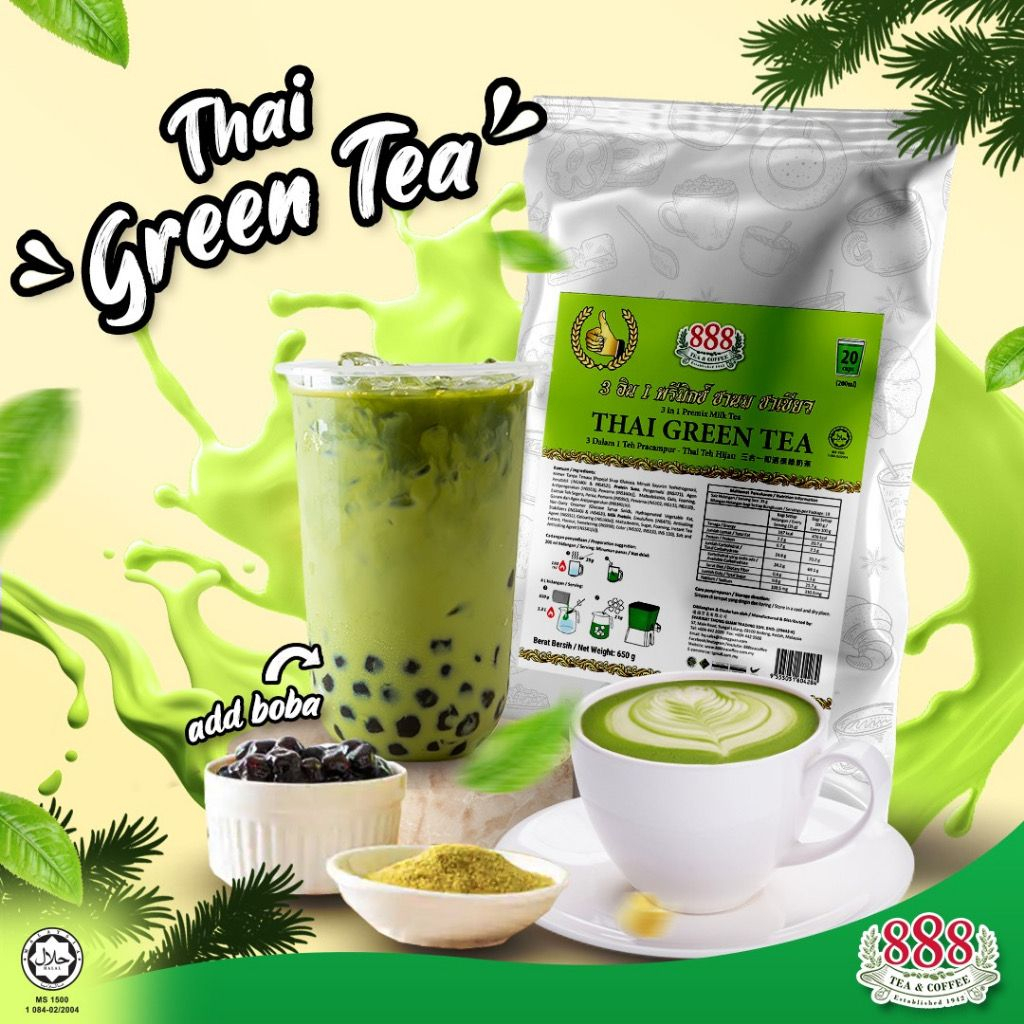 Thai Green Tea Instant 3in1 Pack(650g) Shopee Malaysia