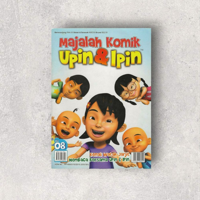 Majalah Komik Upin And Ipin Isu 08 2010 Shopee Malaysia