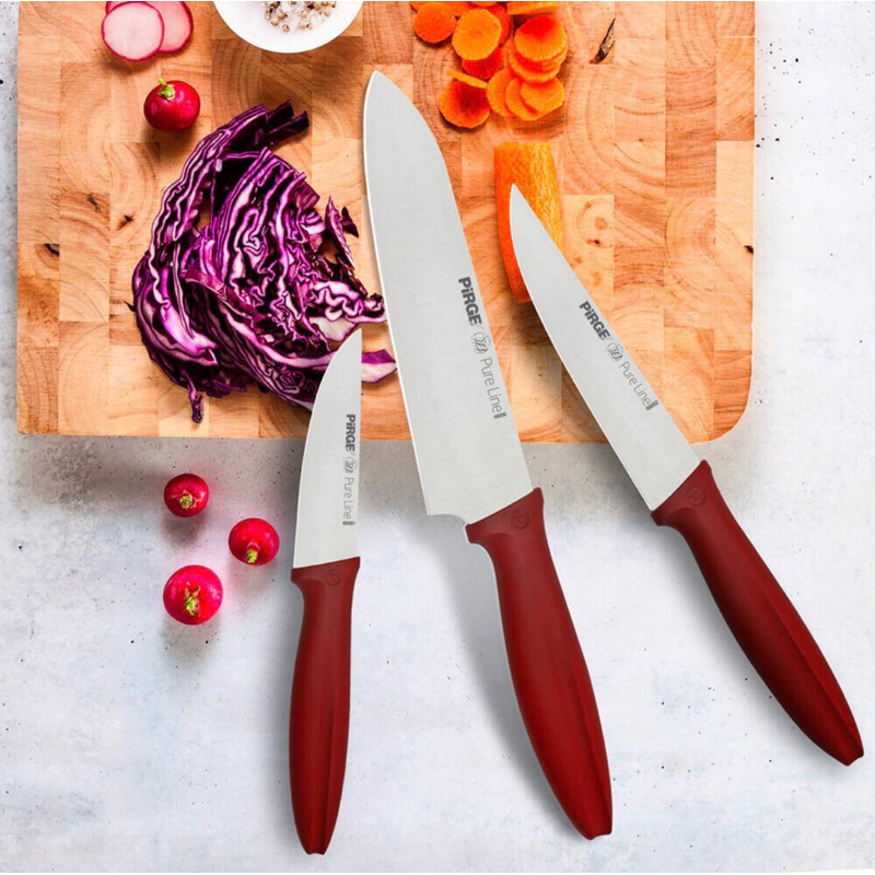 PIRGE PURELINE- KITCHEN KNIFE SET | Shopee Malaysia