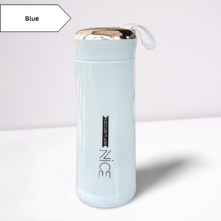 400ml Glass Water Thermos Insulated Bottle NICE Vacuum Flask Tumbler Mug  Cup Travel Gift Kelalang Botol Air Termos Murah