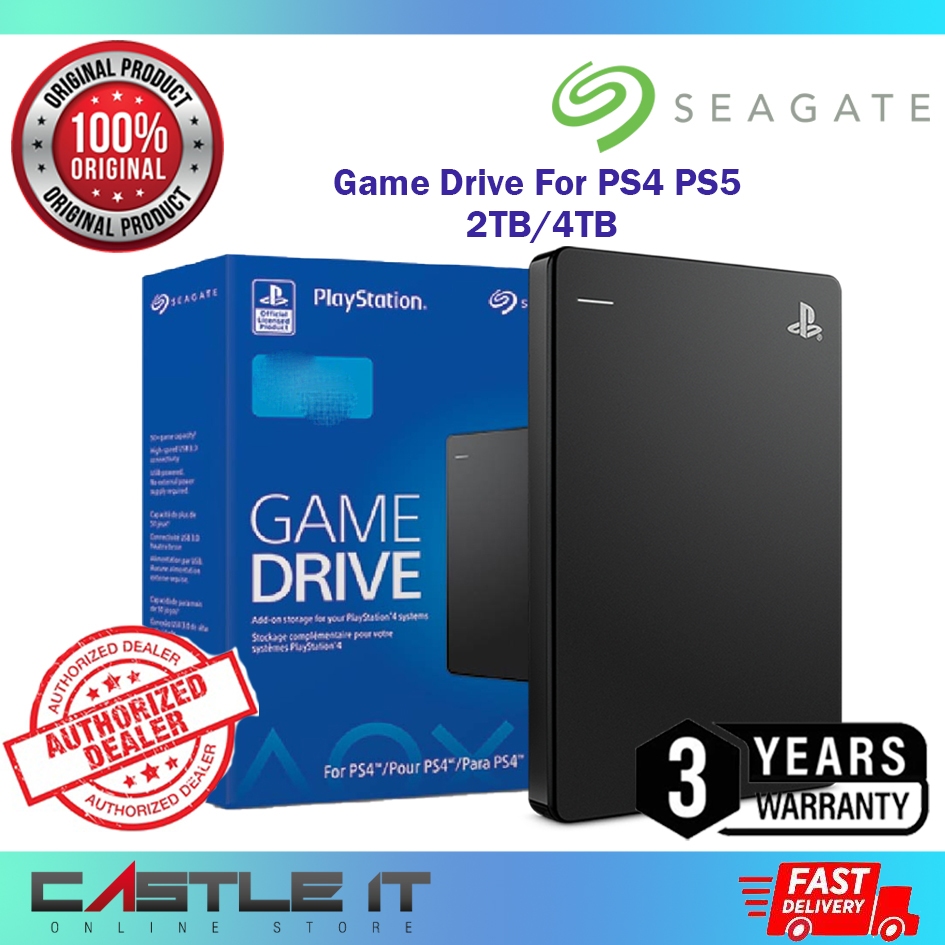 Seagate GAME DRIVE PS5 PS4 2TB 4TB HDD for Playstation 4 5