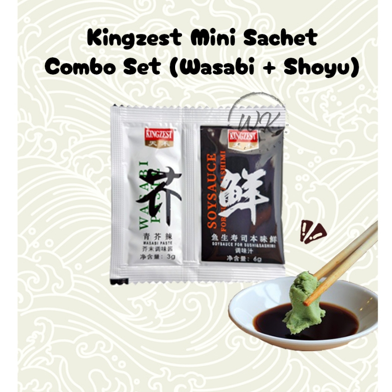 Kingzest Mini Sachet Combo Set Wasabi+Shoyu | Shopee Malaysia