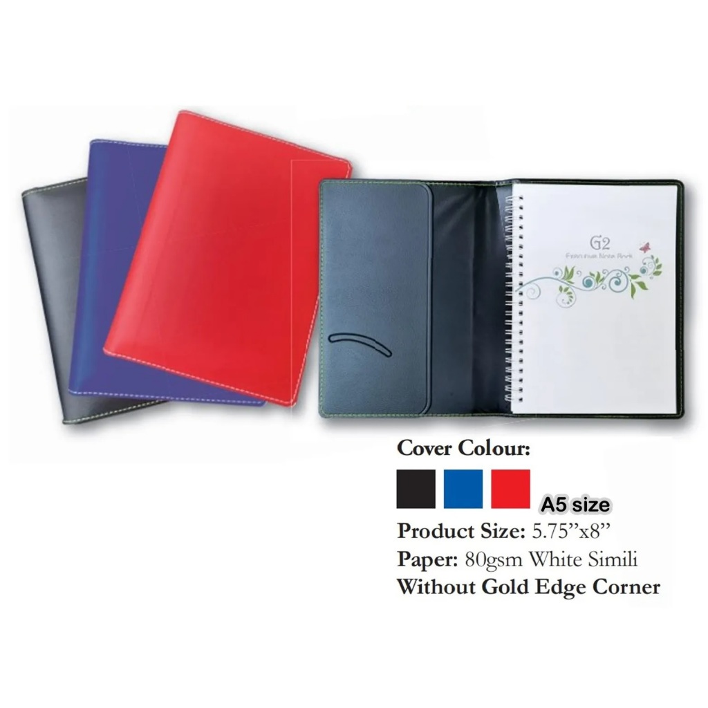 2024 A5 SIZE G2 WIREO EXECUTIVE NOTEBOOK (FOAM SHEET WITH SPONGE COVER