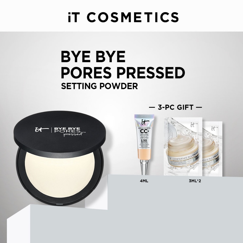 [2nd October Exclusive Set] IT Cosmetics Bye Bye Pores Pressed Setting ...