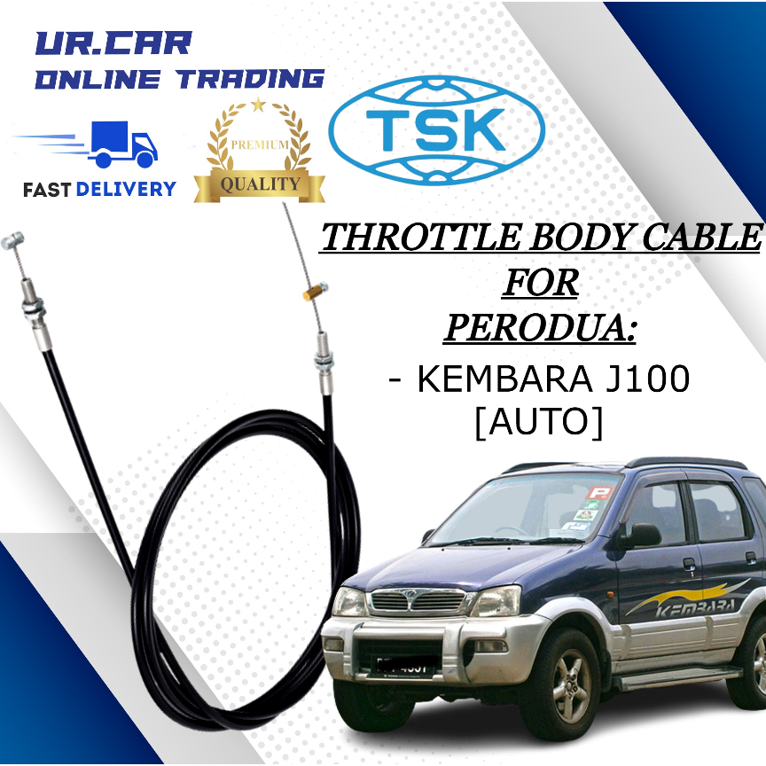 TSK PERODUA KEMBARA J100 (JP) [AUTO] THROTTLE BODY CABLE / THROTTLE