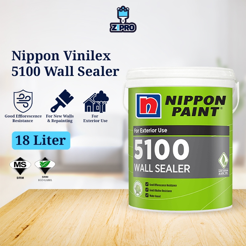 NIPPON Vinilex 5100 Wall Sealer 18L Paint Interior Exterior Undercoat