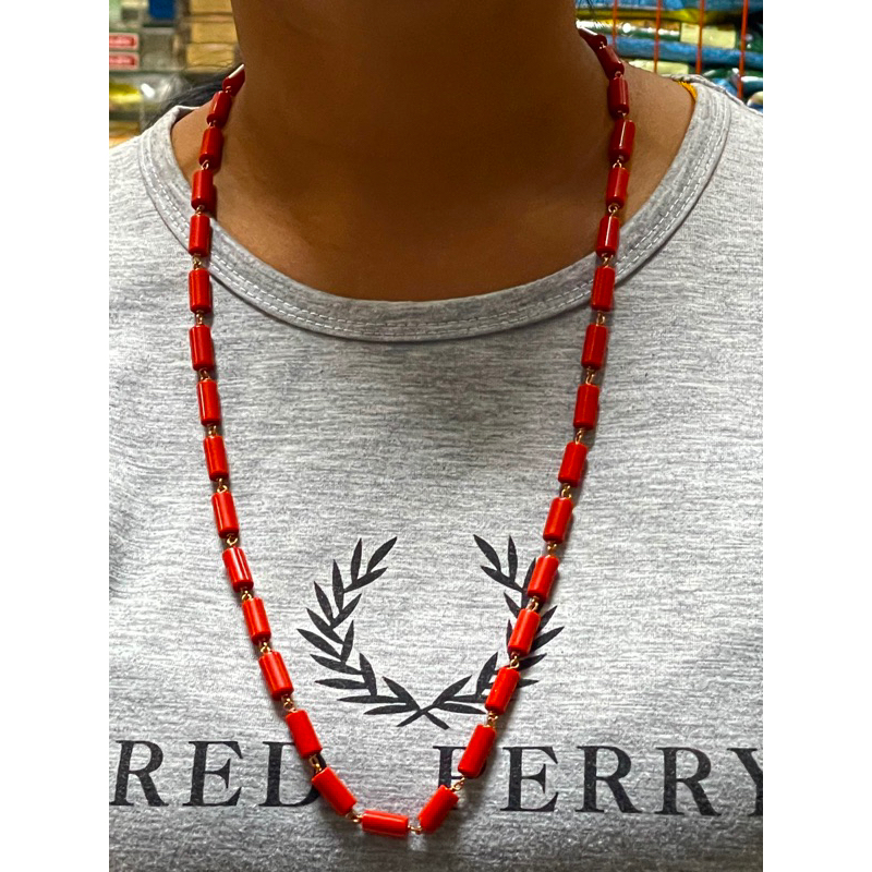 Original Coral Beads Mala or Pavalam Malai Shopee Malaysia