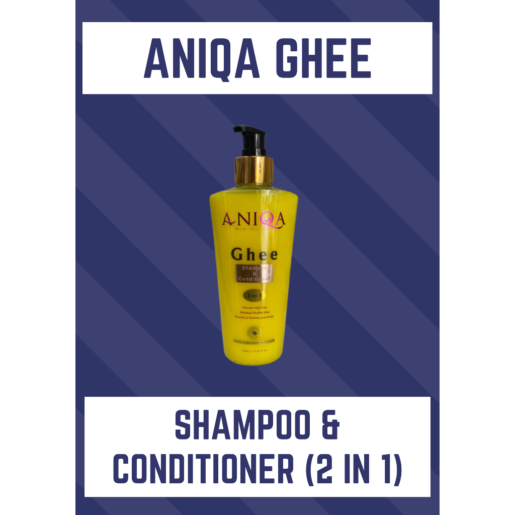 ANIQA GHEE SHAMPOO & CONDITIONER (2 IN 1) 300ML Shopee Malaysia