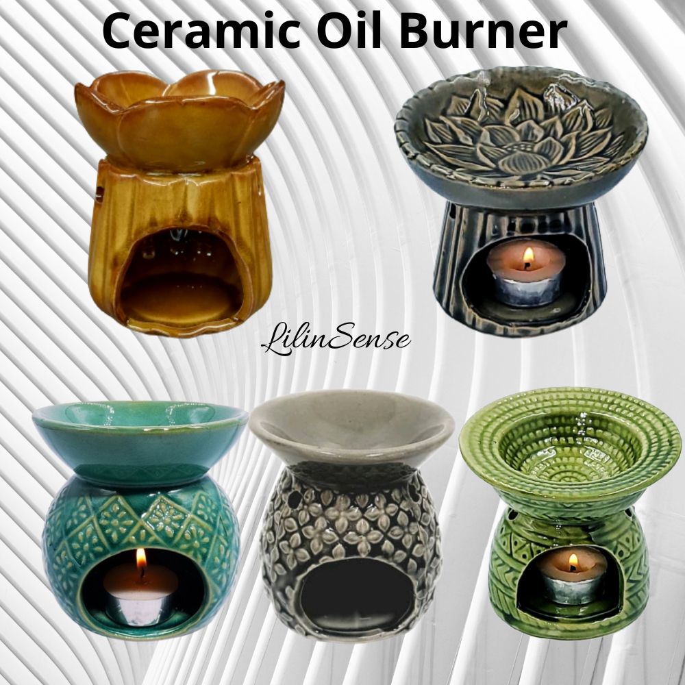 Ceramic Essential Oil Burner Candle Burner Aromatherapy Tealight Candle
