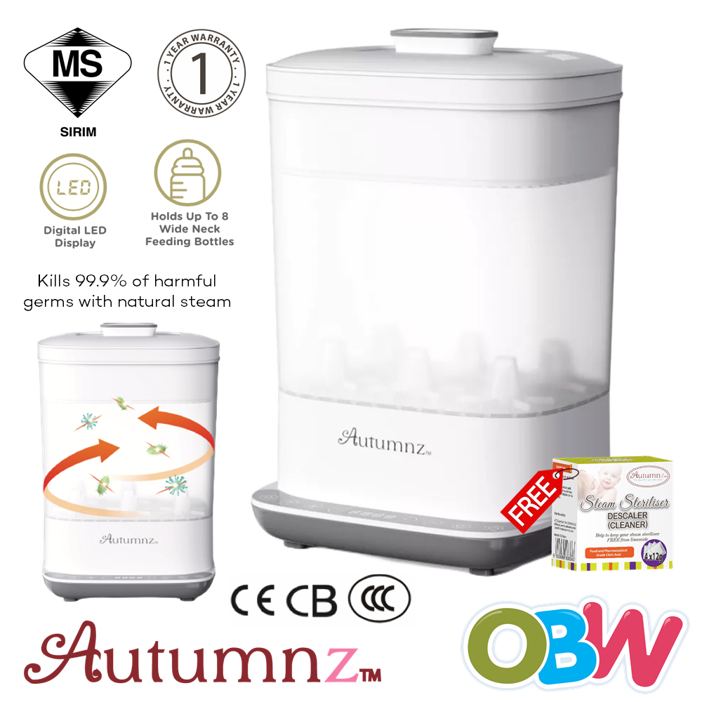Autumnz Premium 2 in 1 Electric Steriliser & Dryer (Free Descaler
