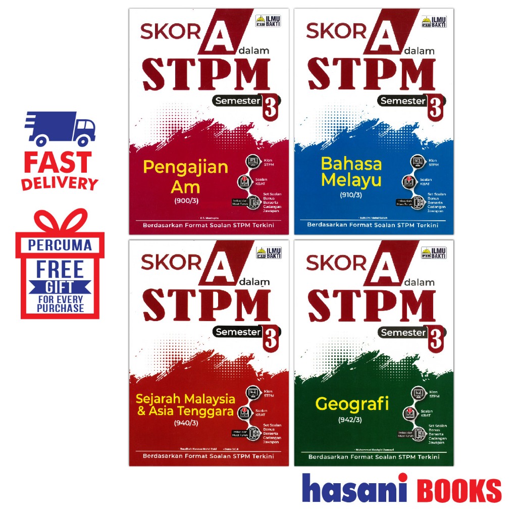 Hasani Pib Buku Latihan Skor A Dalam Stpm Semester 3 Shopee Malaysia