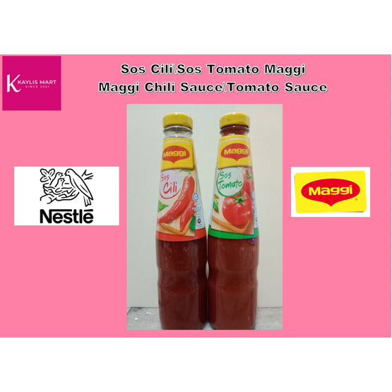 Sos Cili 500gsos Tomato 475g Maggimaggi Chilli Sauce 500g Tomato