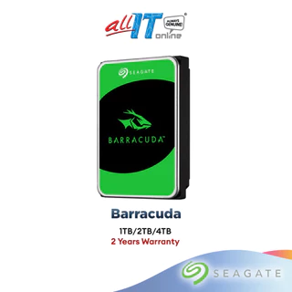 Seagate Barracuda (5400 RPM/7200 RPM) 64MB 256MB Cache 3.5" SATA3 HDD - (1TB / 2TB / 4TB )
