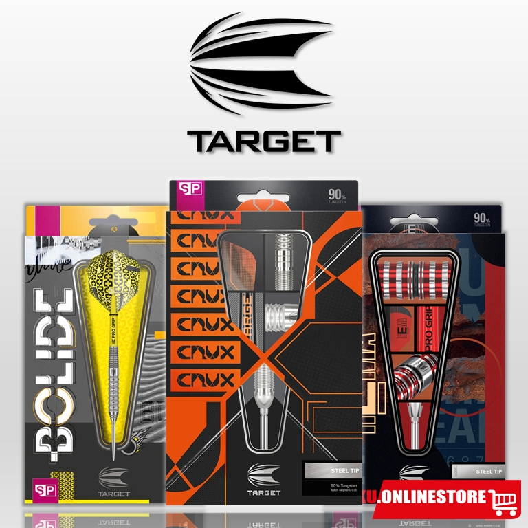 Target Bolide Steel Tip Darts set —