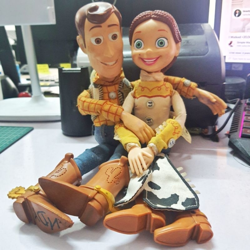 Prelove Toystory WOODY and JESSIE preloved toys Shopee Malaysia