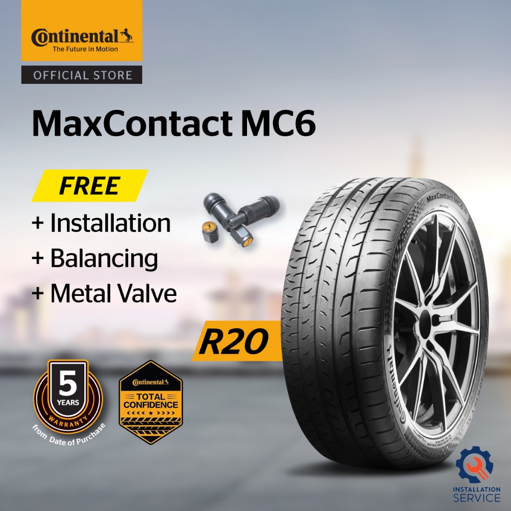 Continental MaxContact MC6 R20 245/40 245/45 255/35 265/40 275/35 (with ...