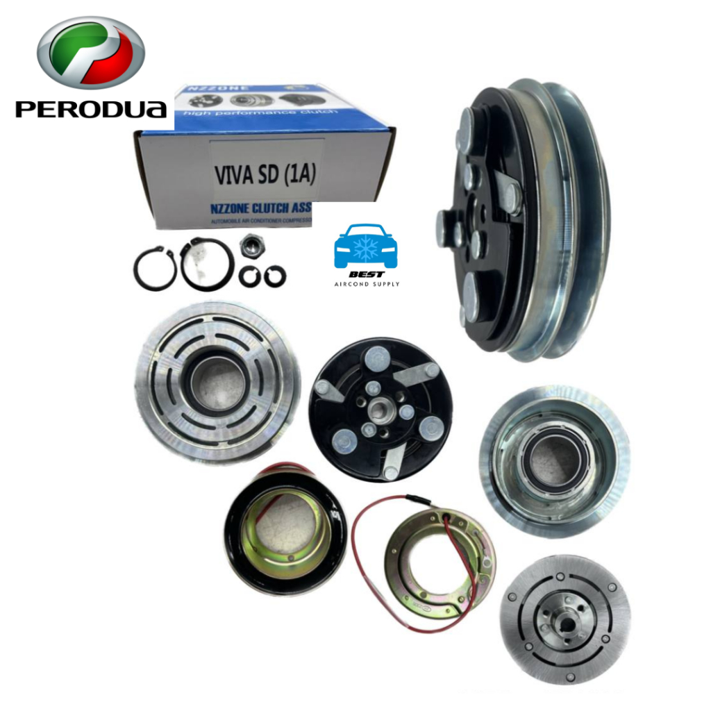 Clutch Set Perodua Viva /kelisa 1A Sanden sistem Shopee Malaysia