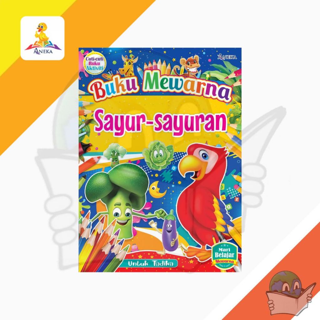 Buku Mewarna - Cuti-Cuti Buku Aktiviti Sayur-Sayuran [Aneka] | Shopee ...