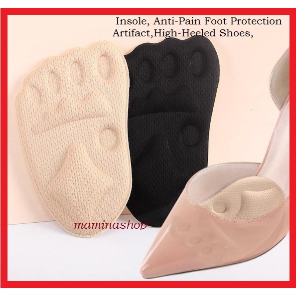 Half-Size Insole,Anti-Pain Foot Protection Artifact,High-Heeled Shoes ...