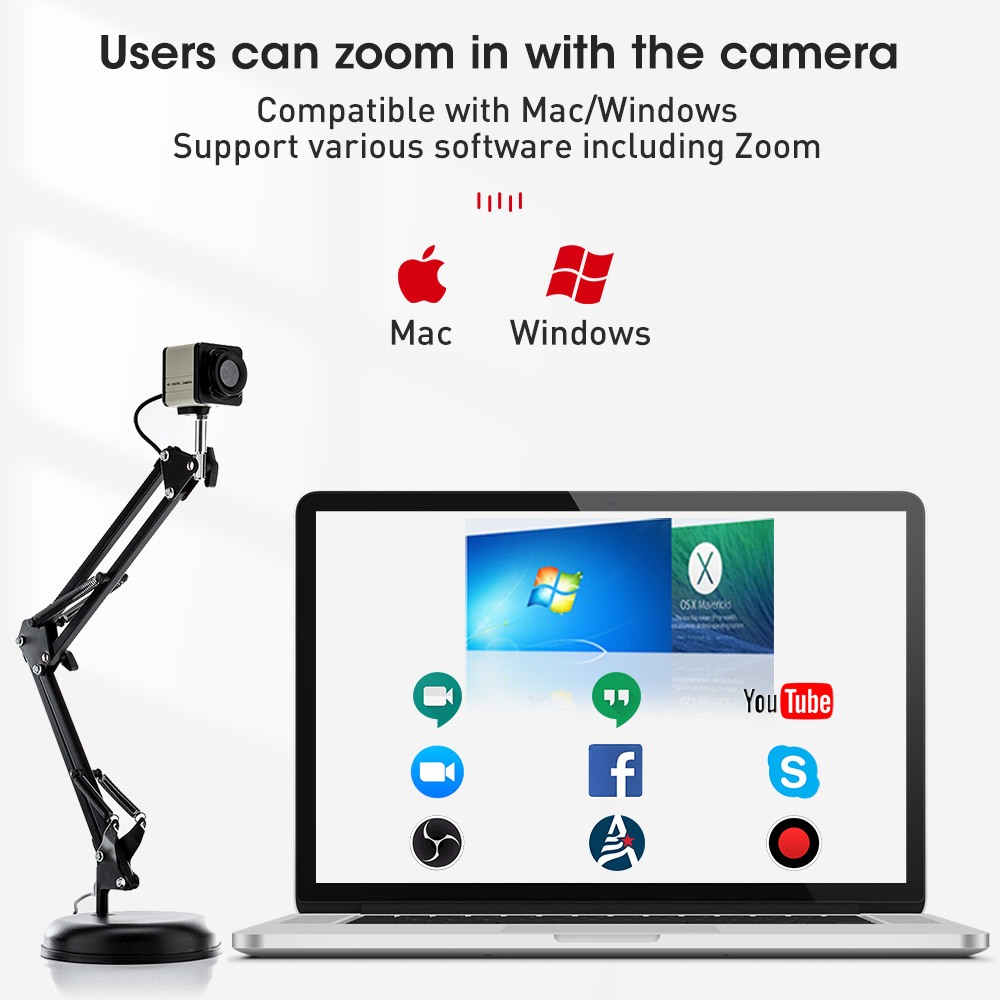 8MP Document Camera Z2 Visual Presenter Visualizer with Smart Classroom ...