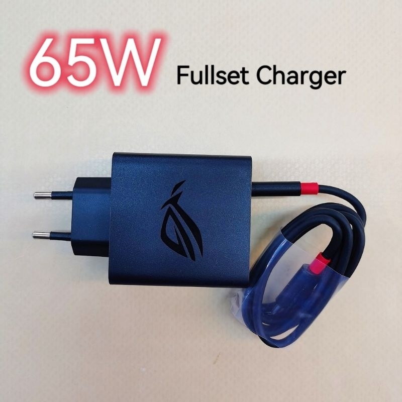 ASUS ROG 65W Power Charger EU Adapter With TYPE-C to C Usb Cable ...