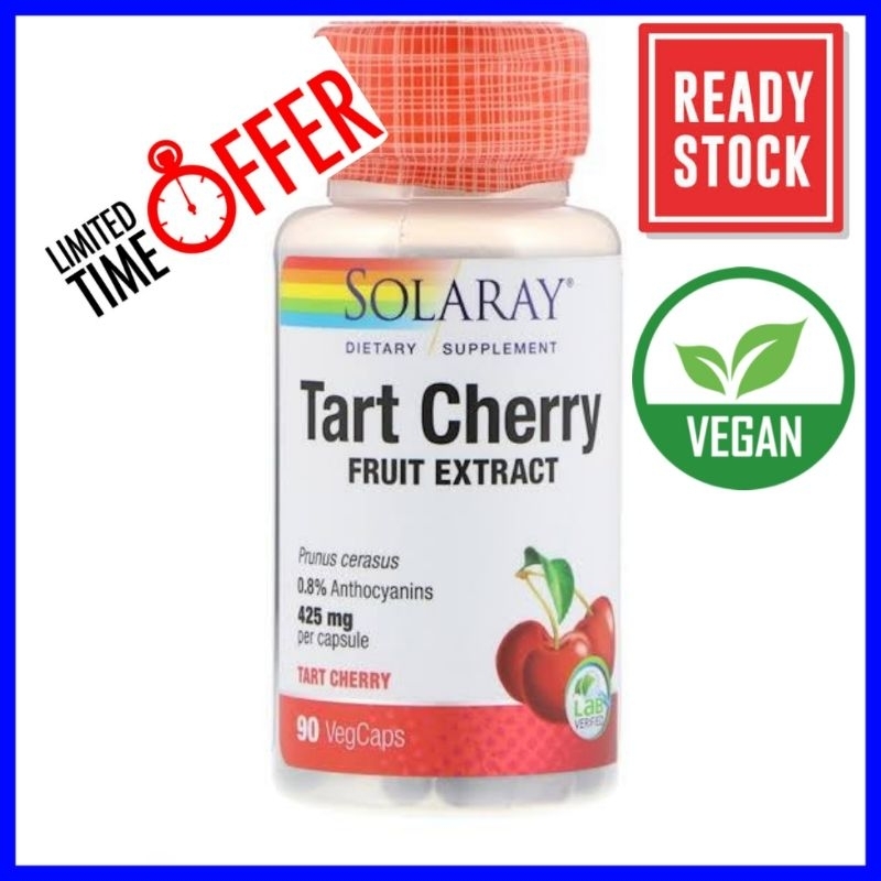 Tart Cherry Uric Acid Cleanse 425 mg 90 VegCaps Shopee Malaysia