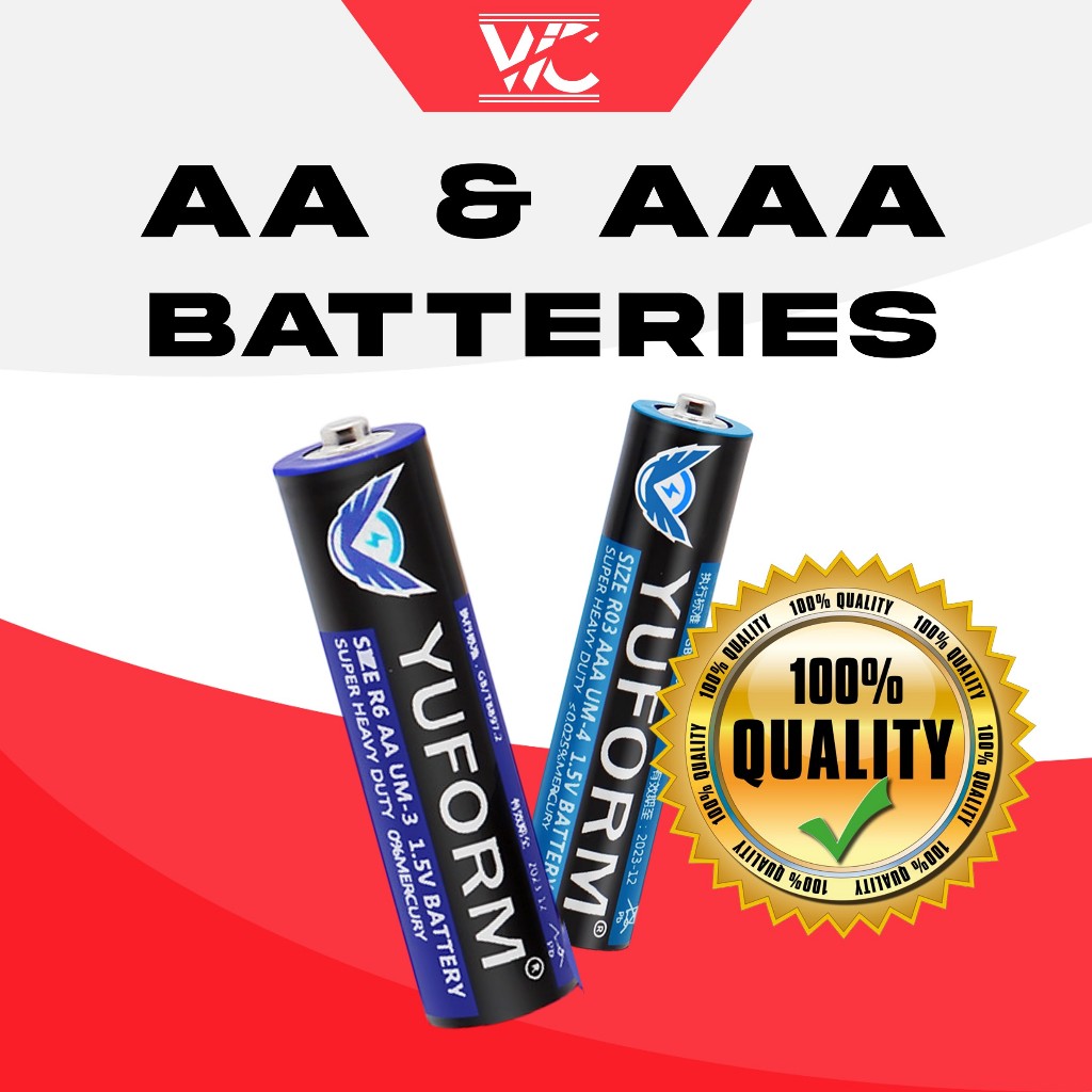 Premium Quality AA and AAA Battery Long-lasting High-Capacity Power and ...