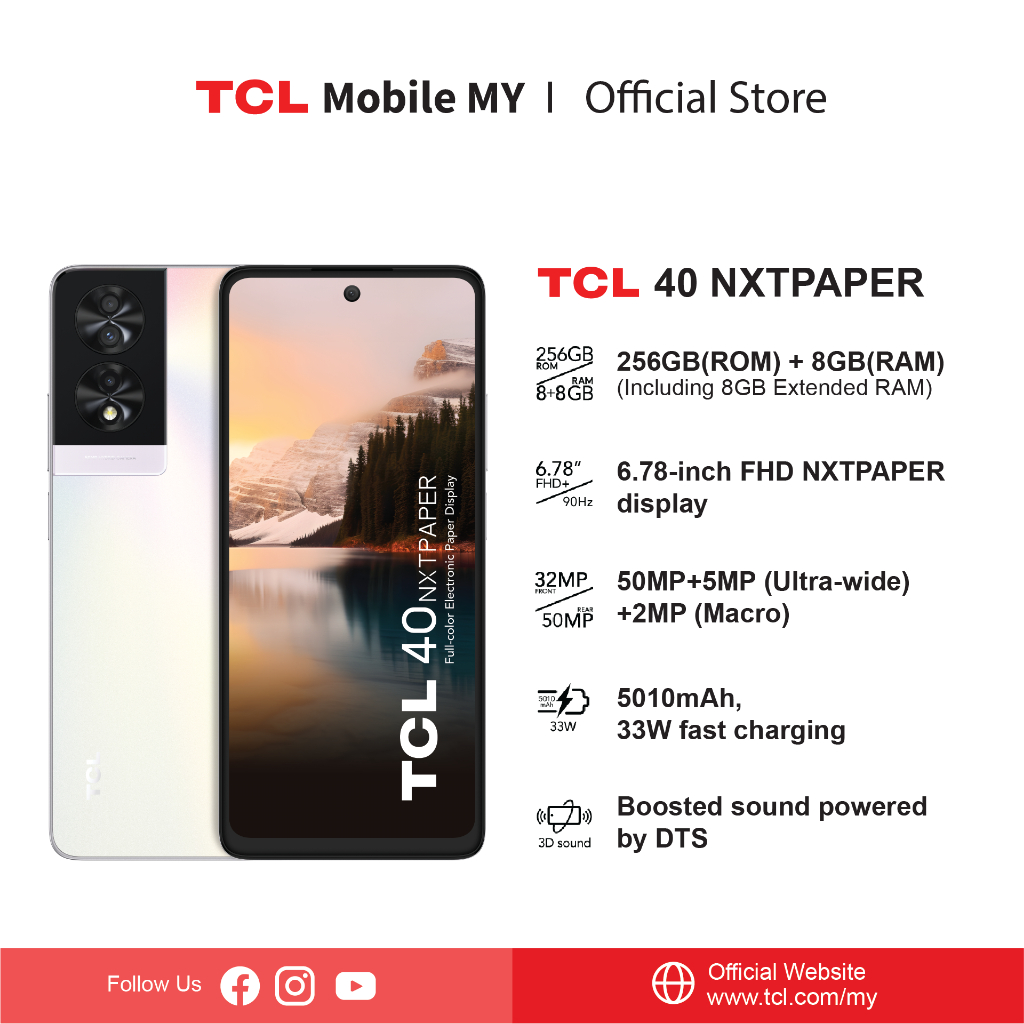 TCL 40 NXT PAPER (8+256GB)