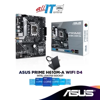 Asus Prime H610M-A WIFI D4 Micro ATX (mATX) Intel Motherboard | Intel LGA1700 Socket