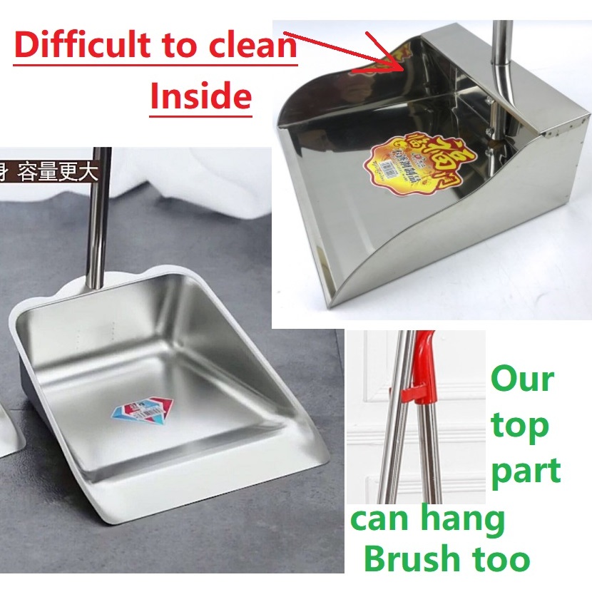 Stainless Steel Dustpan, Penyodok Sampah, Skop Sampah 笨斗, Stainless ...