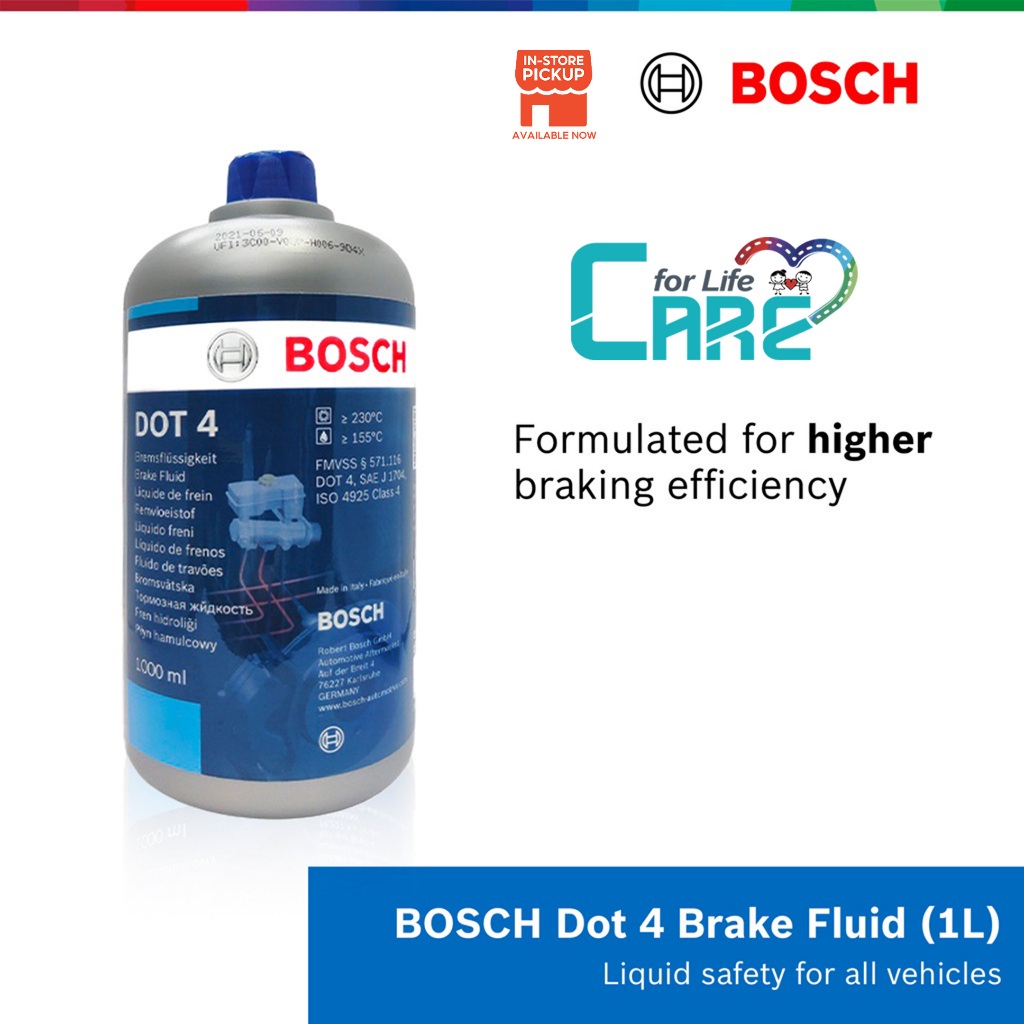 Bosch Dot 4 Brake Fluid (1000ml) 1987479107 | Shopee Malaysia