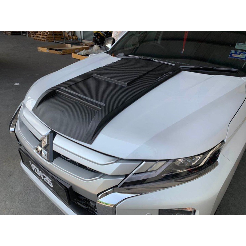 Mitsubishi triton 2019 2020 2021 2022 2023 front bonnet bonet hood ...