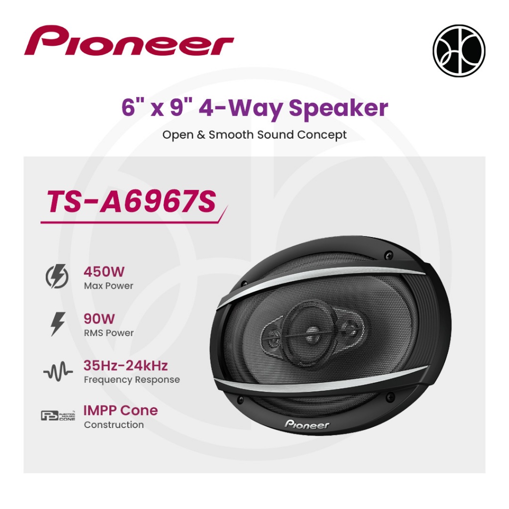 Parlante 6×9 Pioneer TS-A6967S – Creyes Audiocar - View #13