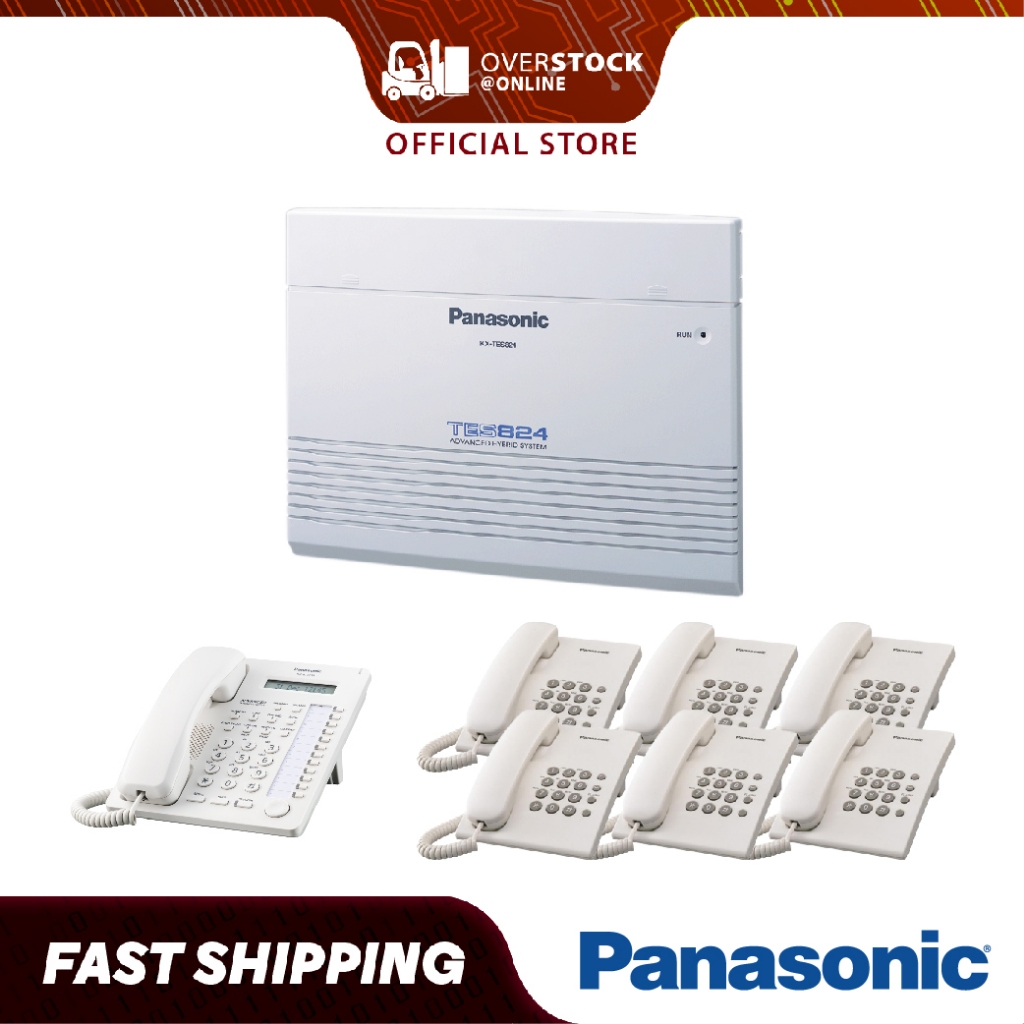 PANASONIC KX-TES824 Advanced Hybrid System With KX-AT7730 X1 & KX-TS500 ...