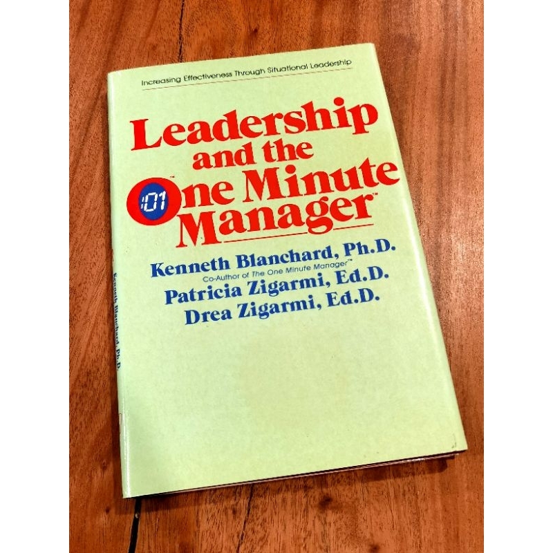 Leadership and the one minute manager book by kenneth blanchard